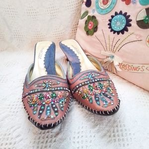 Matisse kitten heel slides